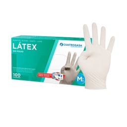 [SI0708] Guantes látex sin polvo M [100u]